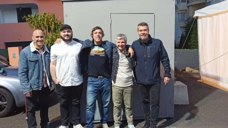 Quinteto da actual Banda Fixe