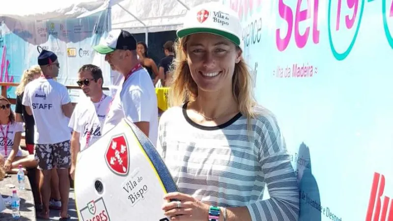 A atleta conquistou o pódio no decorrer do Bodyboard Girls Experience, na Fajã da Areia, na Madeira.