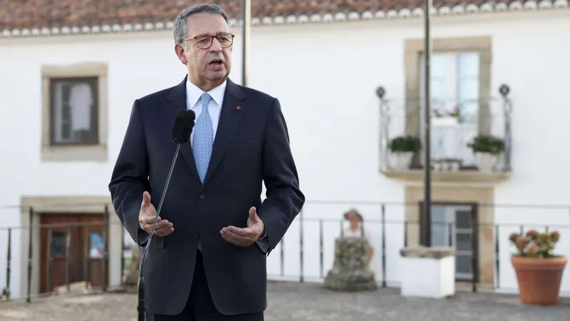 O Presidente da República, António José Seguro, quando falava aos jornalistas durante uma visita a Marvão, no final da semana passada.&nbsp;