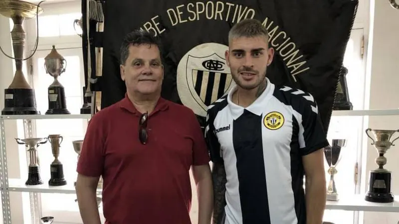 Rui Alves com o argentino Leonel Mosevich.