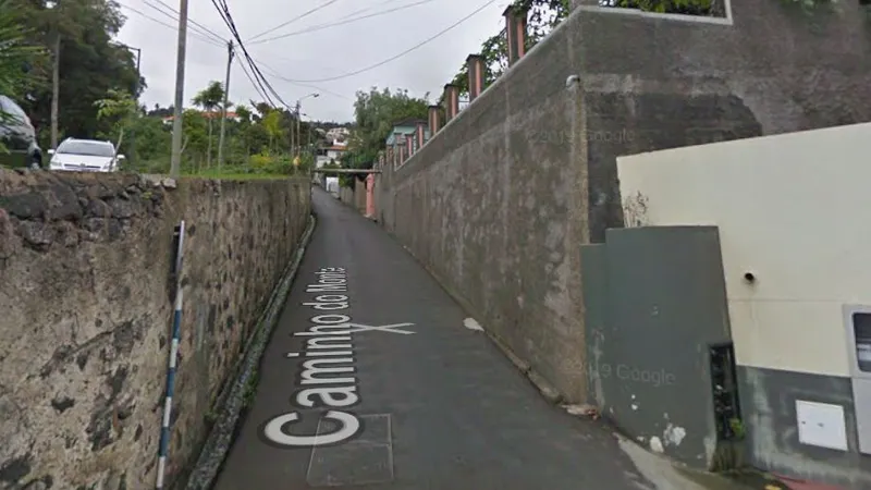 Fotografia indicativa do Caminho do Monte, onde decorreu o acidente, não o local exacto do mesmo.&nbsp; Foto Google&nbsp; Streetview