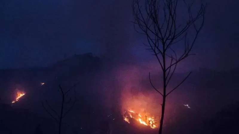 Foto captada ao início da noite por Rui Oliveira/Global Imagens