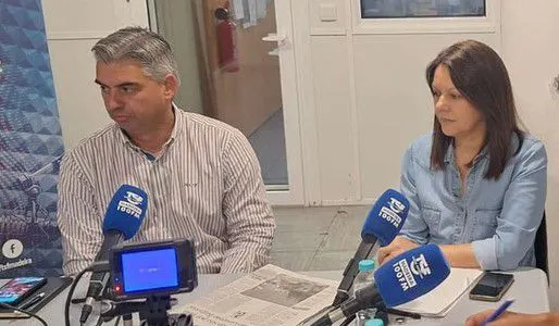 Rui Marques e Célia Pessegueiro no debate autárquico na TSF Madeira