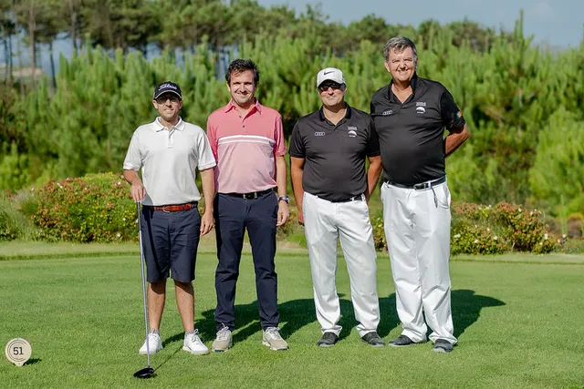 A equipa da Coral/Flinstones (Tomás Gonçalves e João Umbelino) à esquerda