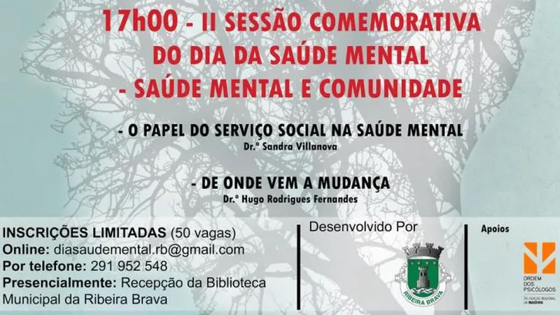A II Sessão Comemorativa realiza-se na Biblioteca Municipal da Ribeira Brava.