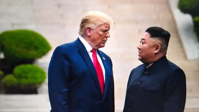 Trump e Kim estiveram juntos pela última vez em 2019.&nbsp; &nbsp;Foto&nbsp;FotoField / Shutterstock.com