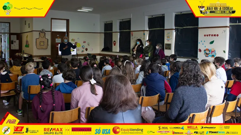 'Rali vai à Escola' recentemente na EB1/PE de Ponta Delgada e Boaventura.