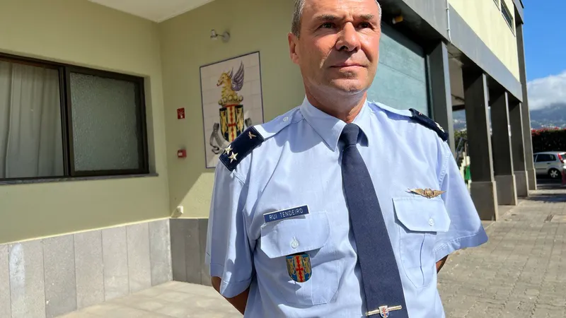 Comandante Operacional da Madeira, major-general Rui Tendeiro
