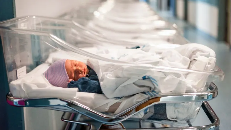Este ano já nasceram menos 56 bebés até Agosto. Foto Shutterstock
