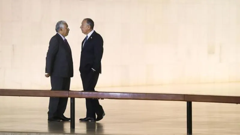 António Costa e Marcelo Rebelo de Sousa estiveram juntos na América do Sul.   Foto André Kosters/LUSA