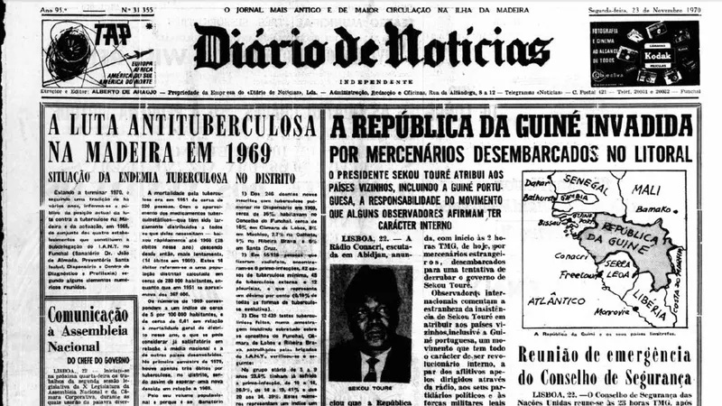 Operação foi também notícia no DIÁRIO de 23 de Novembro de 1970.