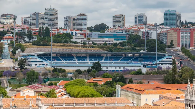 O jogo irá decorrer no Estádio do Restelo.&nbsp; Foto Shutterstock