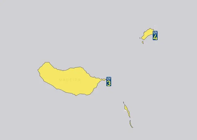 Madeira e Porto Santo em risco moderado de exposição aos raios UV.<br>