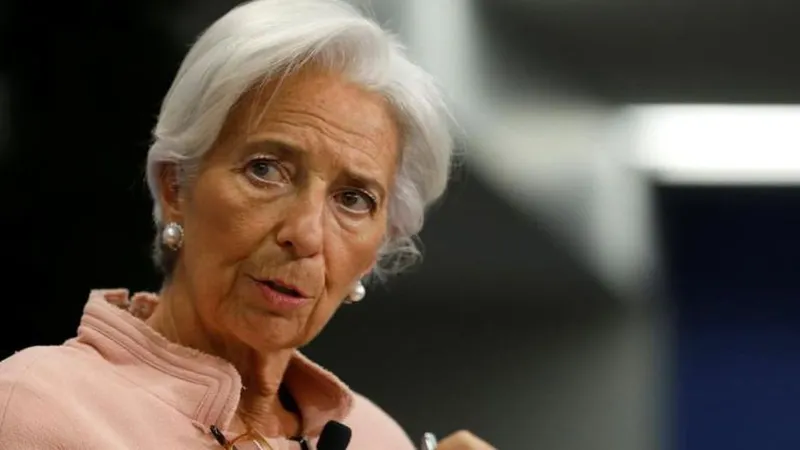 Christine Lagarde dirige o Fundo Monetário Internacional.