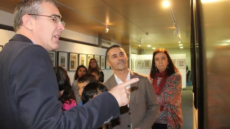 Lourenço Freitas, director do Museu de Imprensa - Madeira, fez a apresentação da exposição