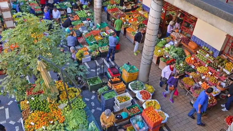 Estas cores serão substituídas por outras durante os três dias do ‘Winter Market’.   Foto Arquivo