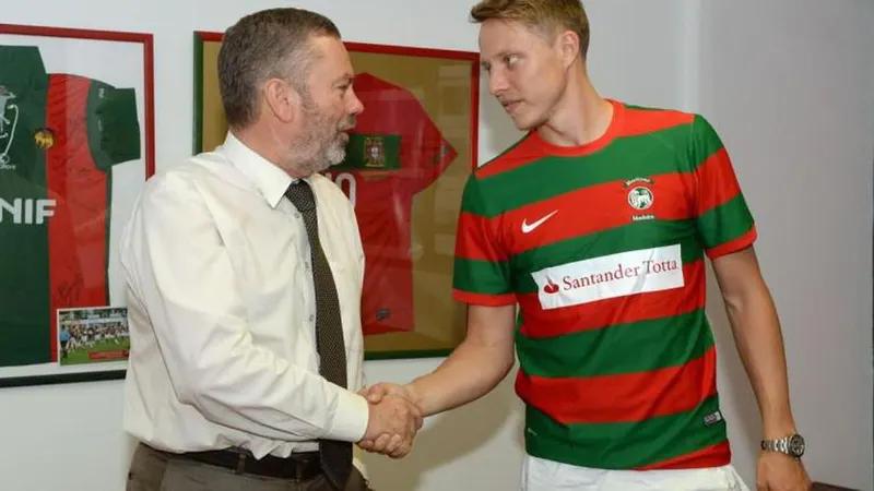 Viktor Lundberg é o novo ‘homem golo’ do Marítimo. fotos hélder santos