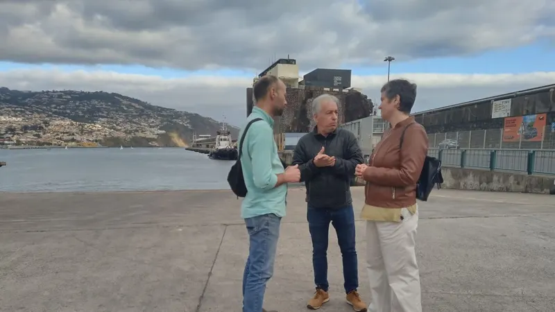 Coordenadora regional do Bloco de Esquerda foi até ao Porto do Funchal.