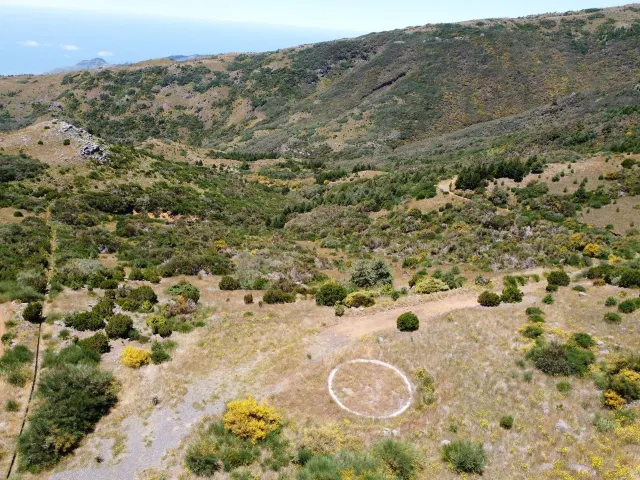 "Terreiro Freixo. Tanque
abandonado pelos serviços do Instituto das Florestas e Conservação da Natureza,
resta o alicerce em betão", diz a Associação Cartilha Madeirense