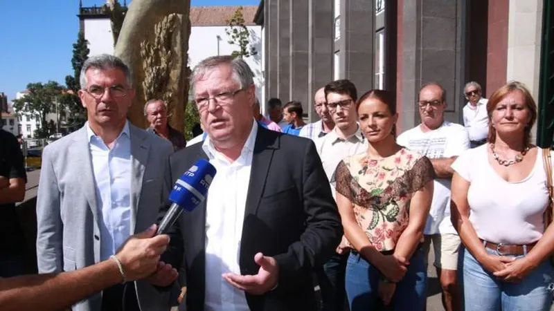 Artur Andrade aproveitou a ocasião para apresentar as linhas fundamentais da sua candidatura.