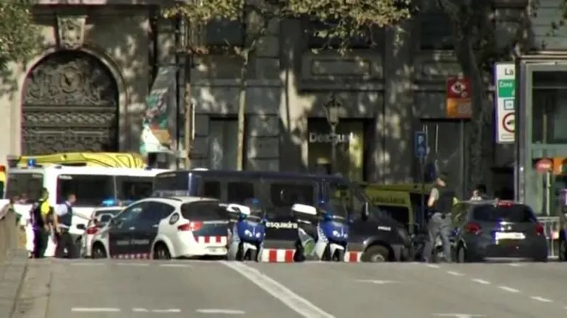 As fontes citadas pela EFE disseram que a polícia está a procura de uma segunda furgoneta que pode ter estado envolvida no acidente.