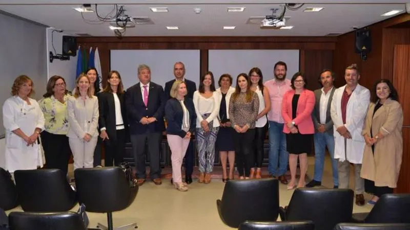 Hoje foi a apresentação da actividade da Equipa de Apoio Psicossocial, apoiada pela Fundação La Caixa.   Foto DR