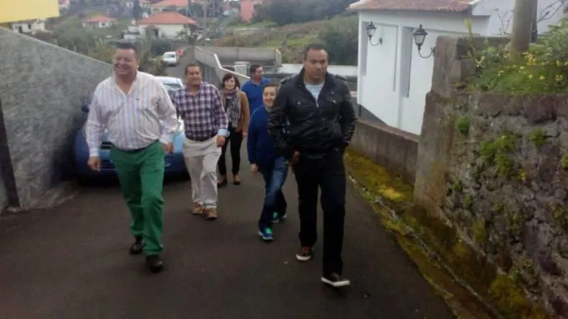 O partido numa visita.   Foto DR