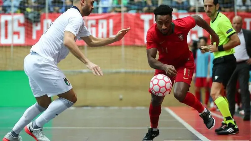 Portugal venceu a Itália por 4-1. Foto FPF