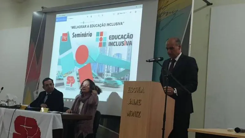 Jorge Carvalho falou na abertura do seminário, esta manhã.   