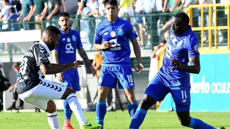 Diego Barcelos terá vestido a camisola nacionalista pela última vez frente ao FC Porto.