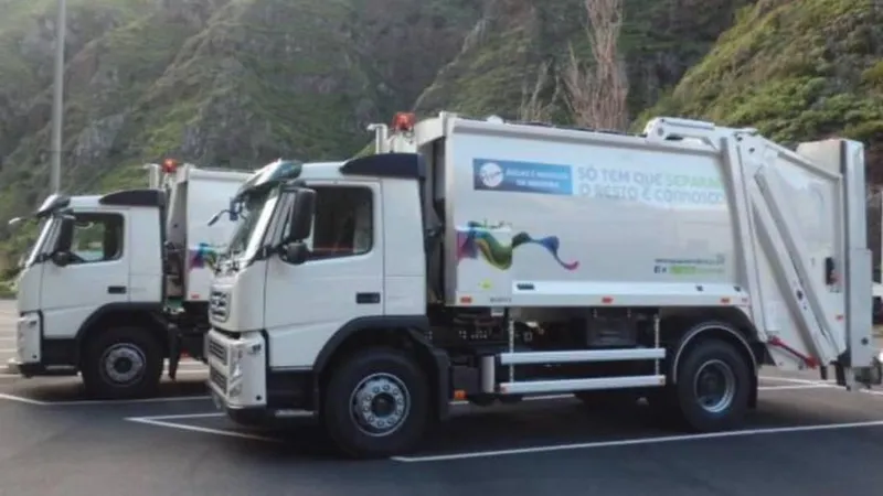 A empresa é responsável pela recolha de lixo em quase todos os concelhos e pelo tratamento geral dos resíduos na Madeira.   Foto ARM
