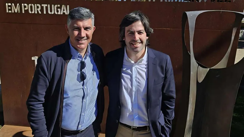 Rui Coelho acompanhado de Ricardo Miranda.&nbsp;