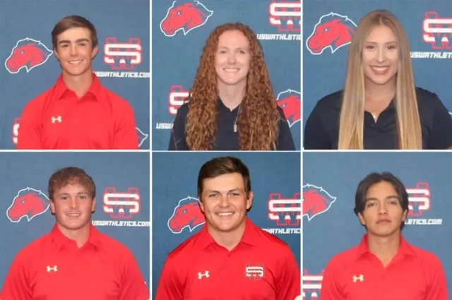 O jovem Tiago Sousa é o primeiro da foto. Foto DR/https://7gozar.com/southwestern-university-golfers-and-other-victims-killed-in-texas-crash-identified/
