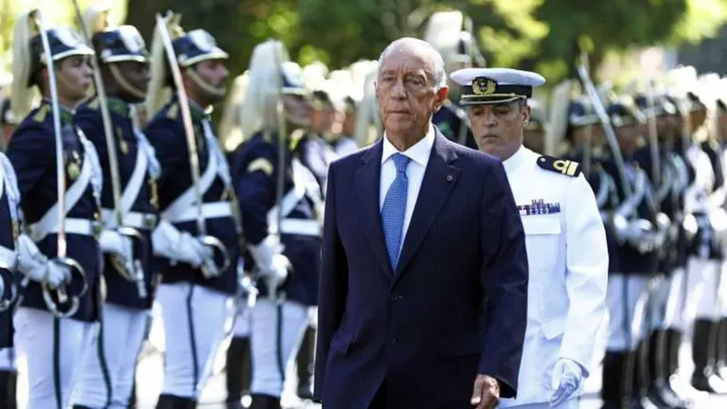 Marcelo Rebelo de Sousa nas comemorações do Dia do Estado-Maior-General das Forças Armadas. FOTO Lusa