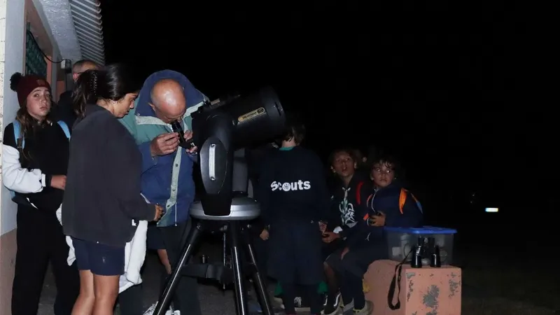 Na noite de sábado foi realizada uma actividade pela&nbsp;Associação de Astronomia da Madeira.&nbsp; &nbsp;Foto DR/AAM