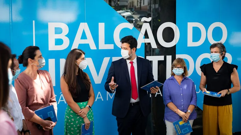 O 6.º aniversário do Balcão do Investidor foi assinado hoje. Foto DR