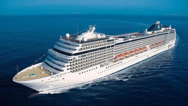 O MSC Orchestra fará viagens pelo Mediterrâneo com ligação à Madeira. Foto: DR