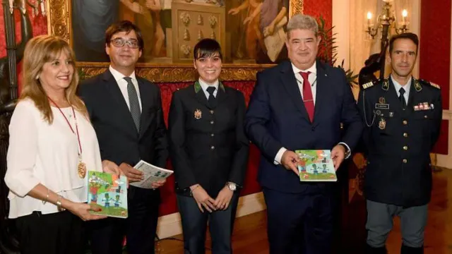 Madalena Nunes, Victor Freitas, Ana Sofia Cruz (autora do livro infantil), Pedro Ramos e António Duarte Monteiro.